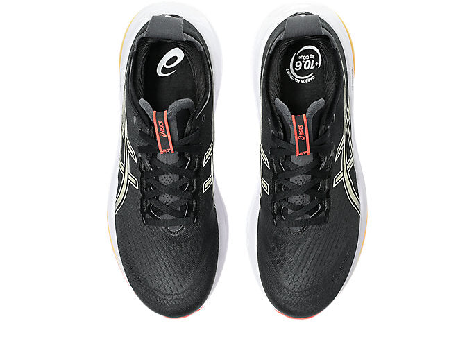 Asics Gel Nimbus 27 (2E Width) - Black/Khaki (Mens)