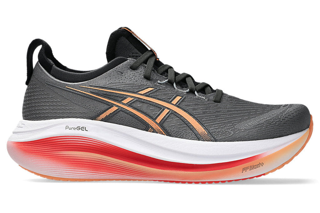 Asics Gel Nimbus 27 (4E Width) - Carbon/ Mojave (Mens)