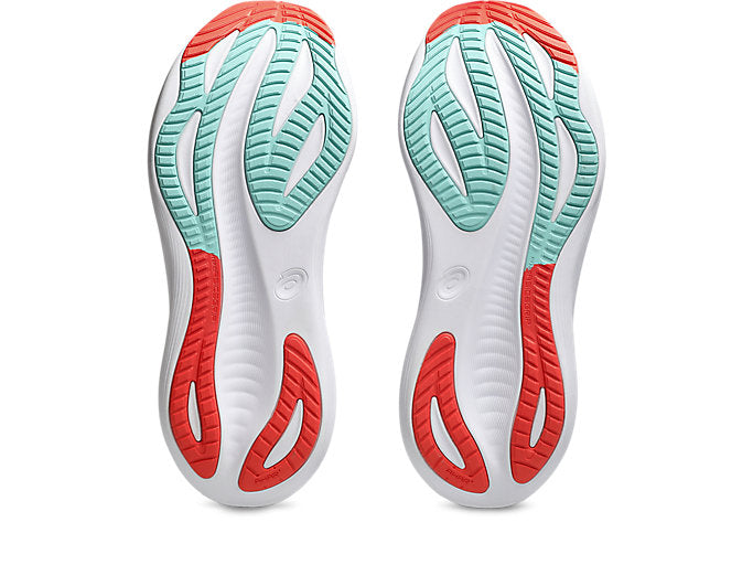 Asics Gel Nimbus 27 (D Width) - Black/Coral Reef (Mens)
