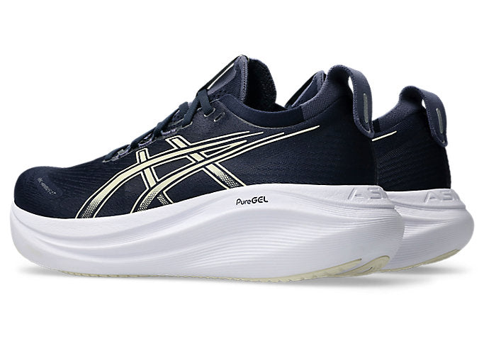 Asics Gel Nimbus 27 (D Width) -Midnight/Vanilla (Mens)
