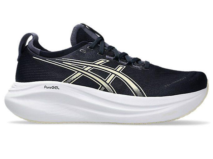 Asics Gel Nimbus 27 (D Width) -Midnight/Vanilla (Mens)