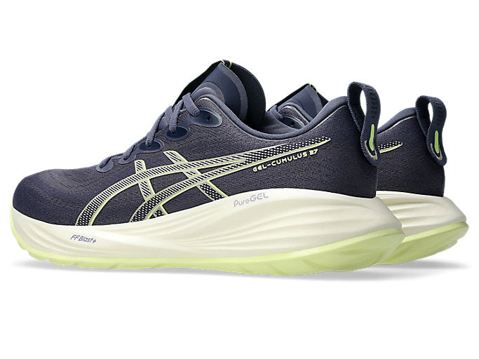 Asics Gel Cumulus 27 (D Width) - Indigo Fog/Lucid Yellow (Mens)