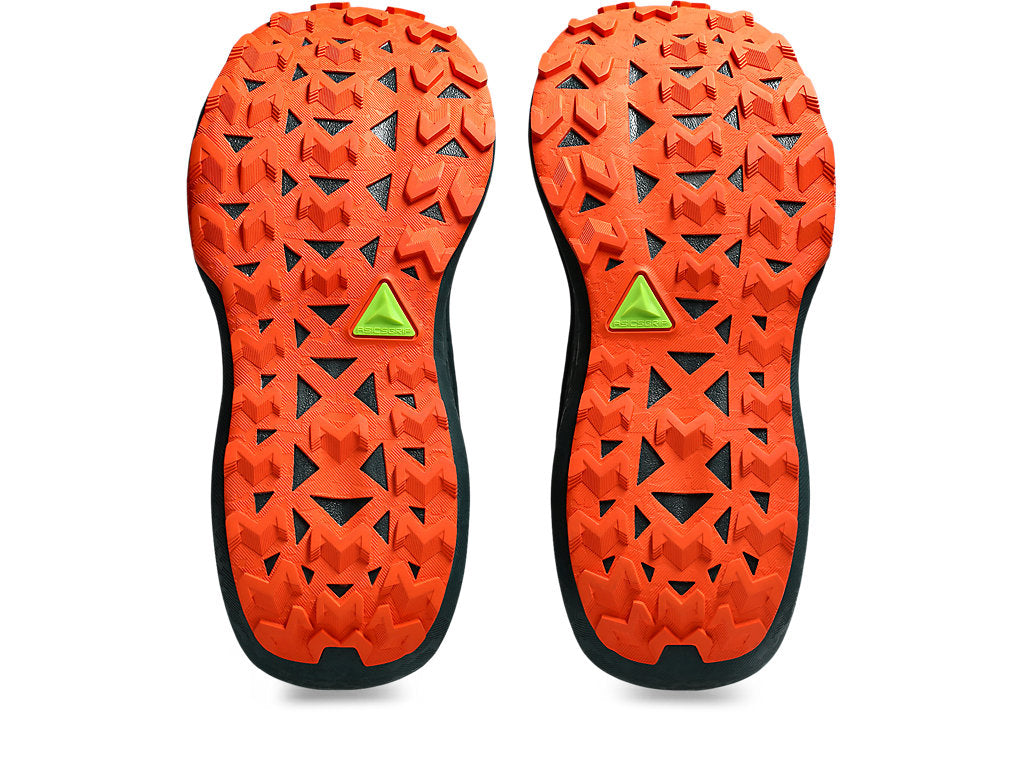 Asics Trabuco Max 4 (D Width) - Cold Moss/Nova Orange (Mens)