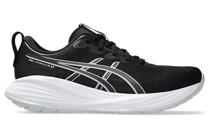 Asics Gel Cumulus 27 (4E Width) - Black/Concrete (Mens)