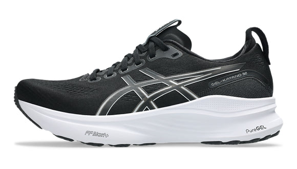 Asics Gel Kayano 32 (2E Width) - Black/White (Mens)