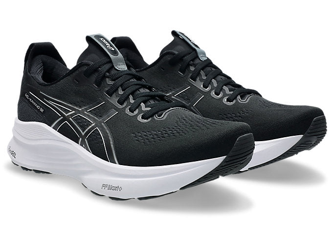 Asics Gel Kayano 32 (2E Width) - Black/White (Mens)