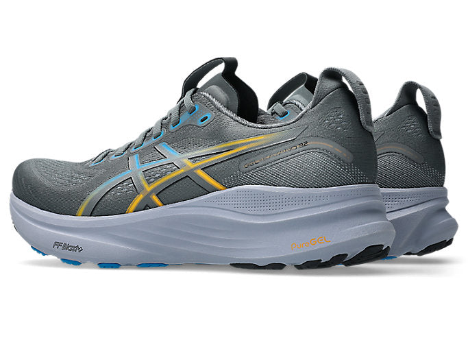 Asics Gel Kayano 32 (D Width) - Steel Grey/Aegean Blue (Mens)