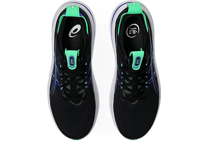 Asics Gel Nimbus 28 (D Width) - Black/Cobalt Burst (Mens)