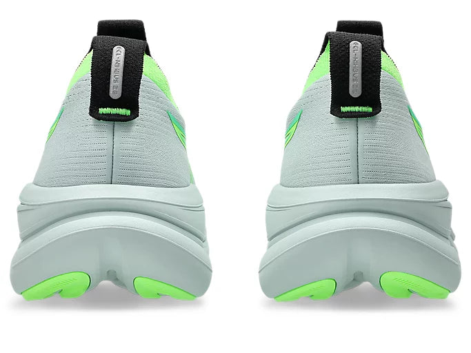 Asics Gel Nimbus 28 (2E Width) - Cold Moss/Illuminate Green (Mens)