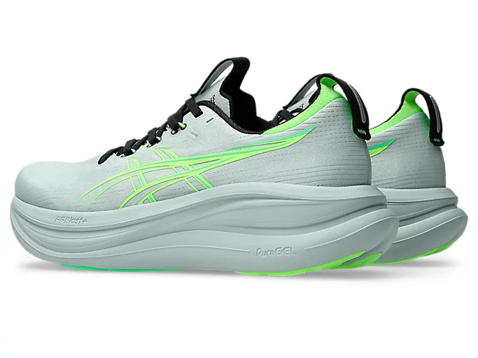 Asics Gel Nimbus 28 (2E Width) - Cold Moss/Illuminate Green (Mens)