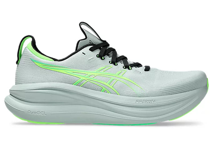 Asics Gel Nimbus 28 (2E Width) - Cold Moss/Illuminate Green (Mens)