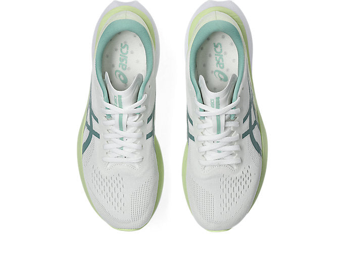Asics Magic Speed 4 (B Width) - White/Celadon (Womens)