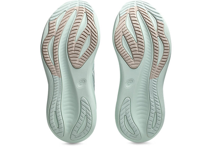 Asics Gel Nimbus 27 (B Width) - Pure Aqua/White (Womens)