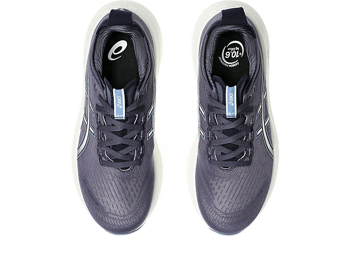 Asics Gel Nimbus 27 (B Width) - Indigo Fog/ Cool Grey (Womens)