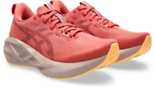 Asics Novablast 5 (B-Width) - Dark Pink Clay/Rubble Red (Womens)