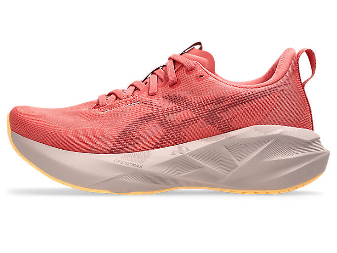 Asics Novablast 5 (B-Width) - Dark Pink Clay/Rubble Red (Womens)