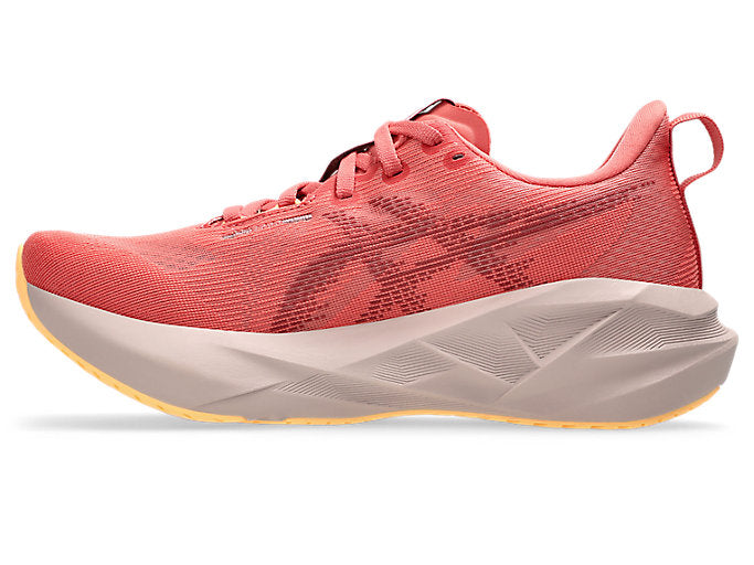 Asics Novablast 5 (B-Width) - Dark Pink Clay/Rubble Red (Womens)