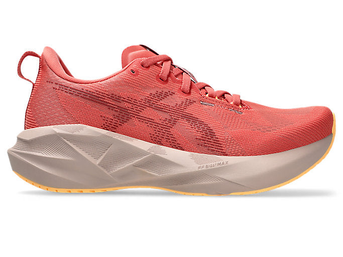 Asics Novablast 5 (B-Width) - Dark Pink Clay/Rubble Red (Womens)