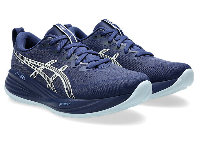 Asics Gel Cumulus 27 (B Width) - Indigo Blue/Cool Grey (Womens)