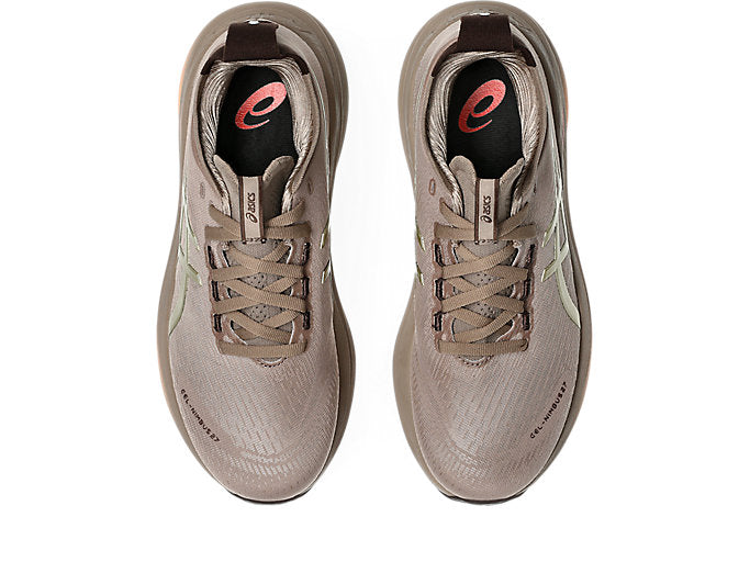 Asics Gel Nimbus 27 Luxe (B Width) - Luxe/Taupe Grey (Womens)