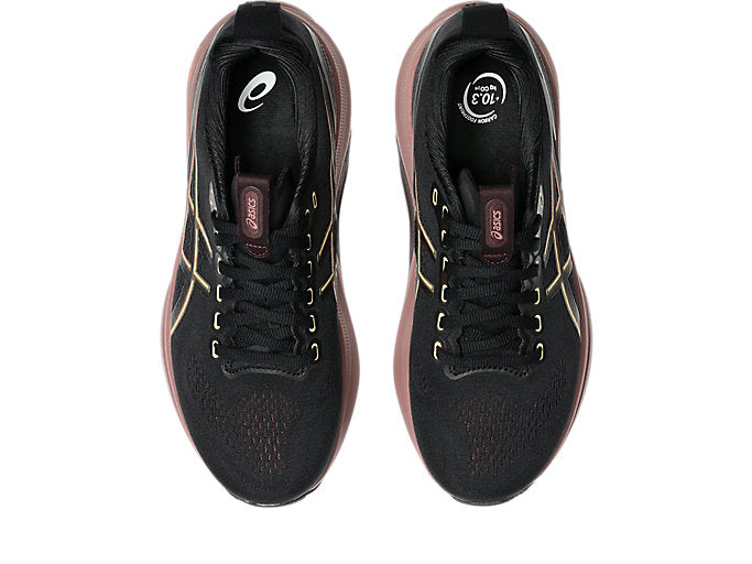 Asics Gel Kayano 32 (B Width) - Black/Dark Currant (Womens)