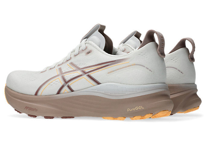 Asics Gel Kayano 32 (D Width) - White/Orange Glow (Womens)