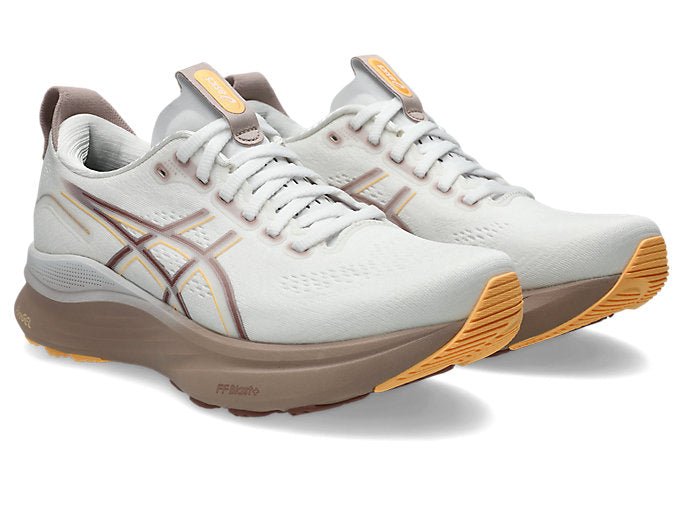 Asics Gel Kayano 32 (D Width) - White/Orange Glow (Womens)
