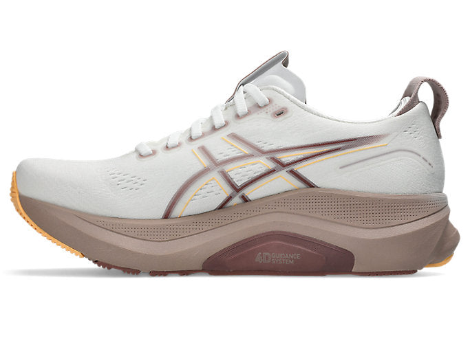 Asics Gel Kayano 32 (B Width) - White/Orange Glow (Womens)