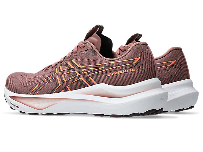 Asics GT-2000 14 (B Width) - Rubble Red/Vivid Coral (Womens)