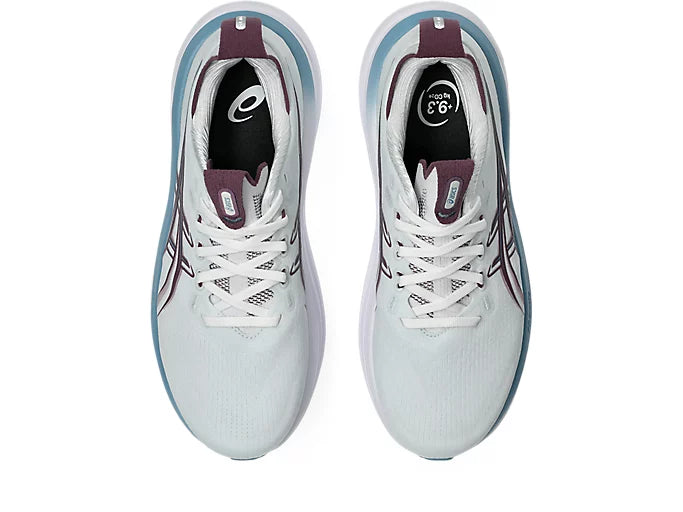 Asics Gel Nimbus 28 (D Width) - Arctic Blue/Velvet Purple (Womens)