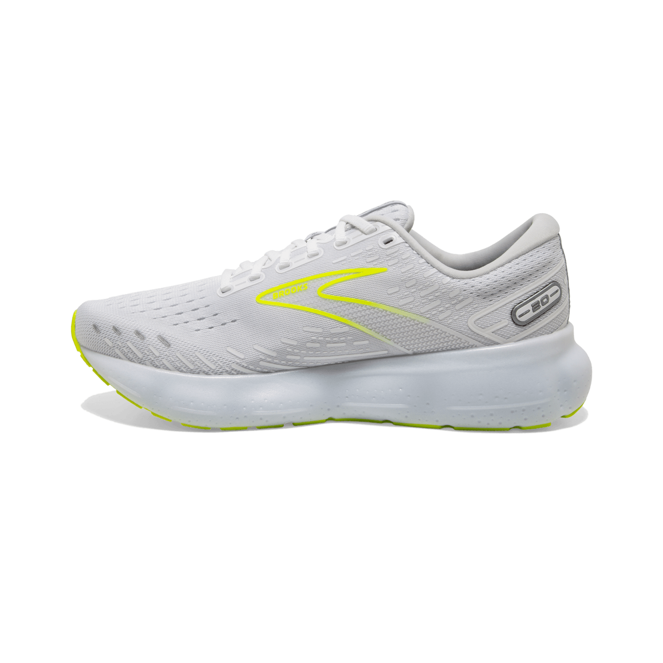 Brooks Glycerin 20 (D Width) - White/Nightlife (Mens)