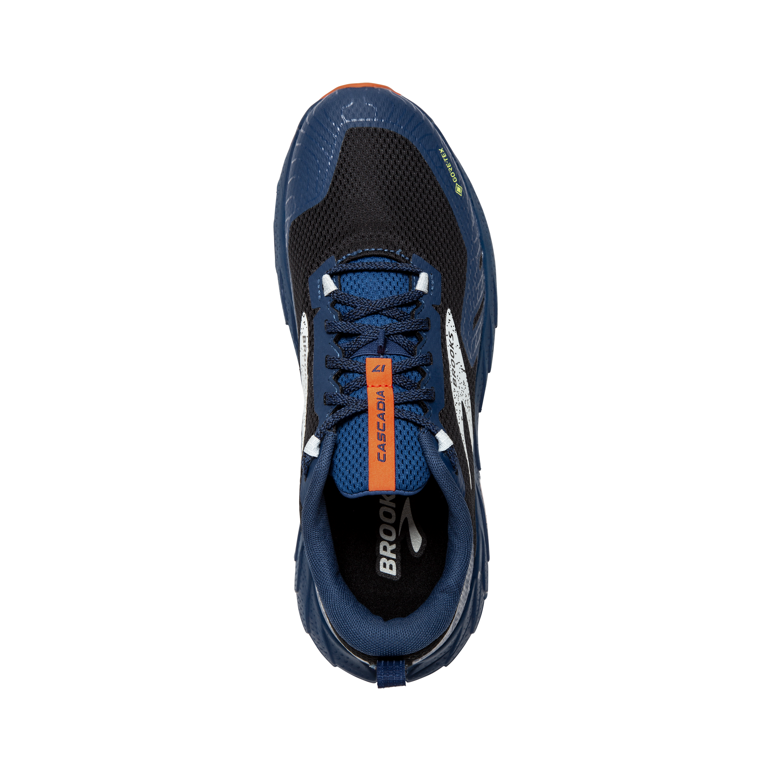 Brooks Cascadia 17 GTX (B Width) - Black/Blue/Firecracker (Womens)