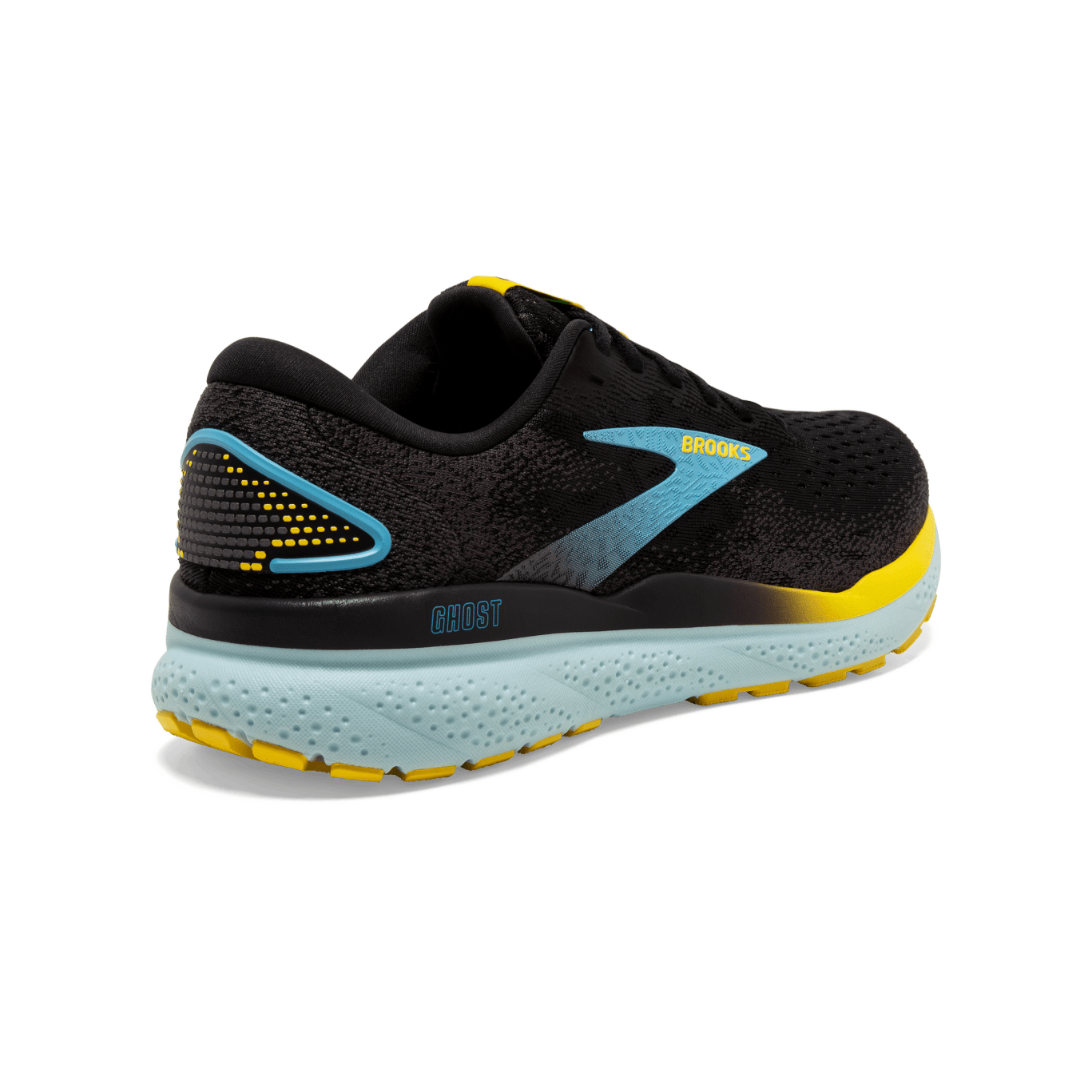 Brooks Ghost 16 (2E Width) - Black/Iron/Blue (Mens)