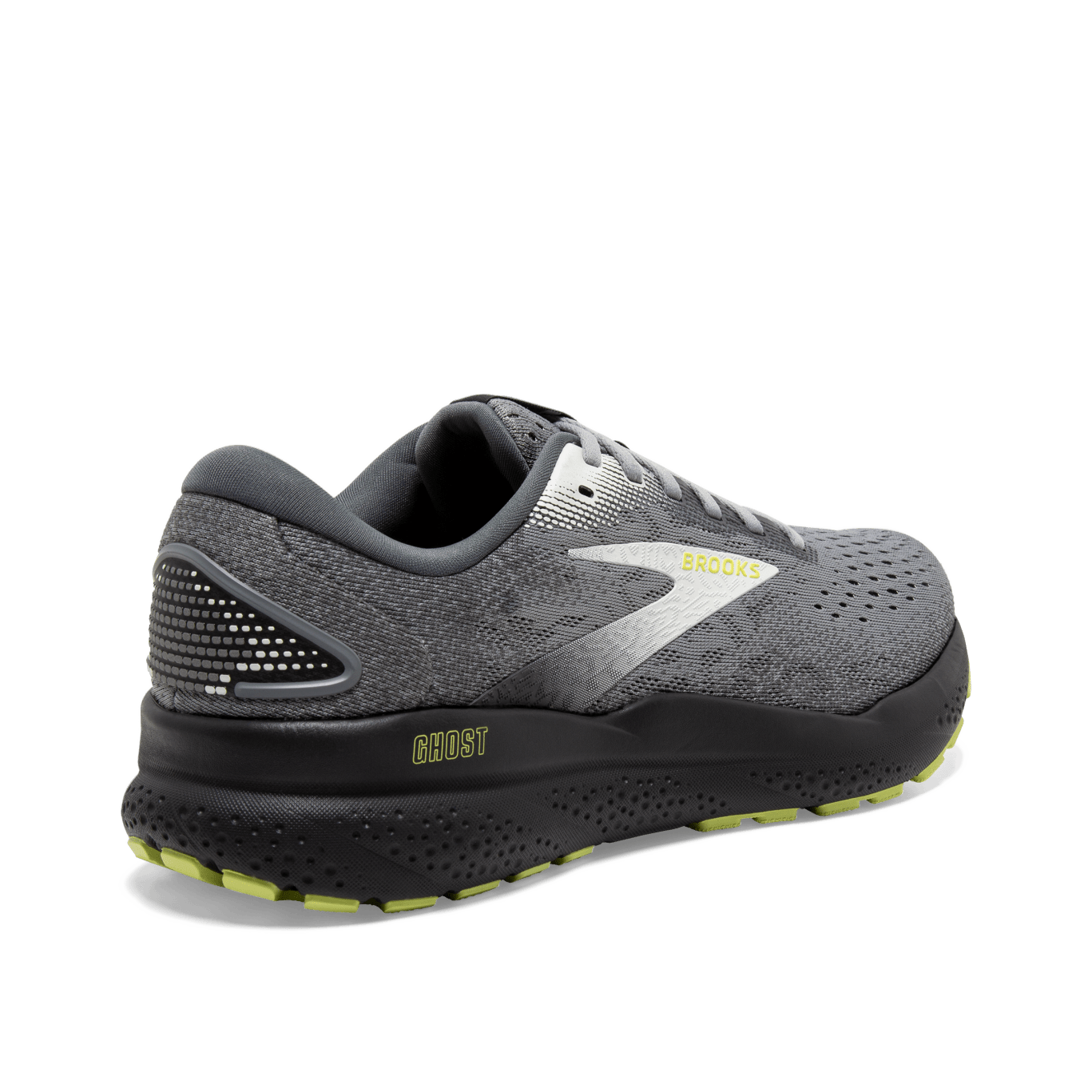 Brooks Ghost 16 (2E Width) - Primer/Grey/Lime (Mens)