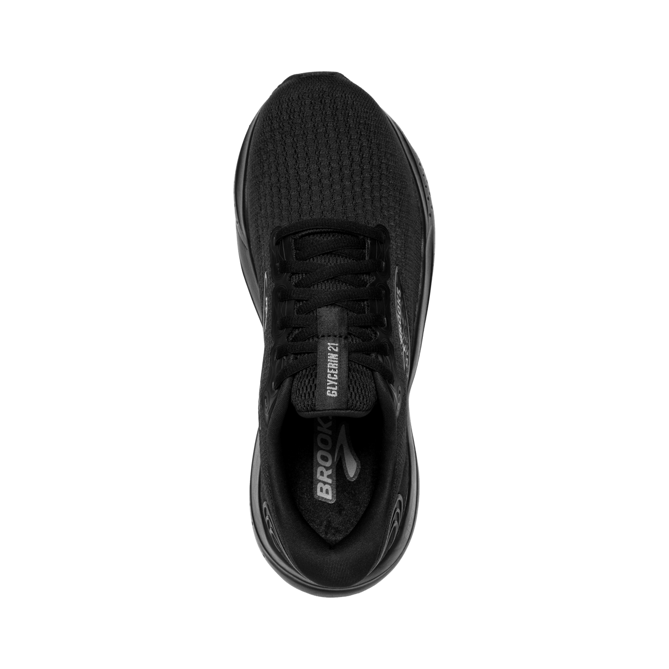 Brooks Glycerin GTS 21 (D Width) - Black/Black/Ebony (Mens)