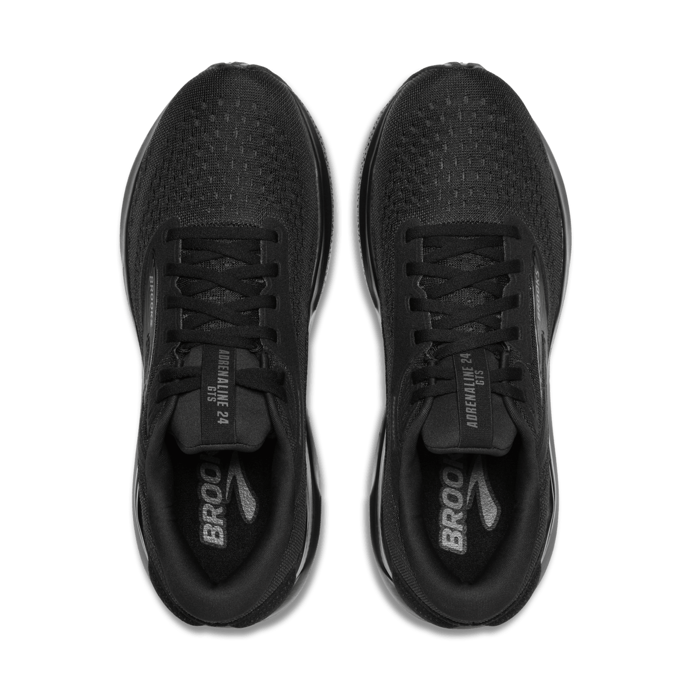 Brooks Adrenaline GTS 24 (4E Width) - Black/Black/Ebony (Mens)