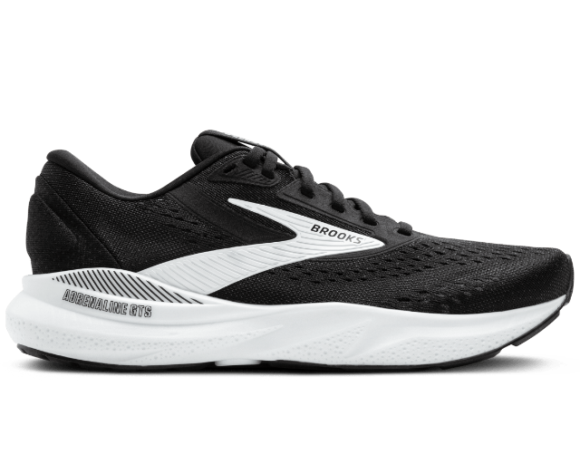 Brooks Adrenaline GTS 24 (D Width) - Black/White (Mens)