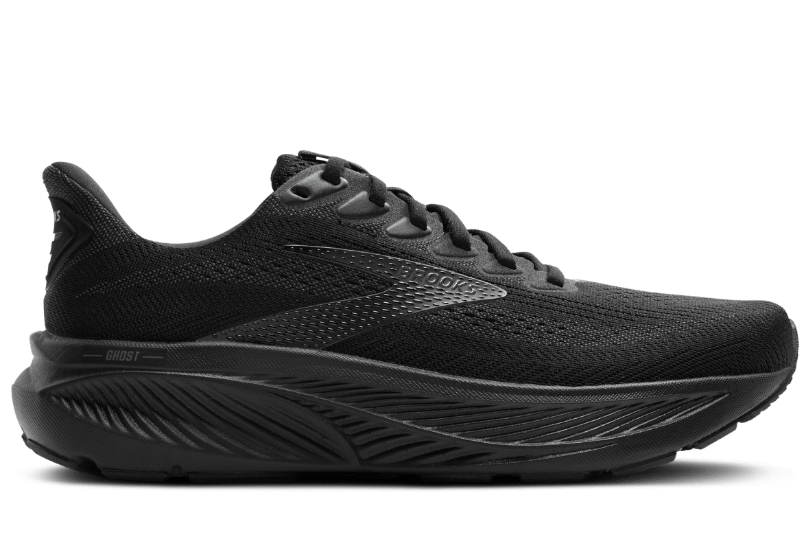 Brooks Ghost 17 (2E Width) - Black/Black/Ebony (Mens)