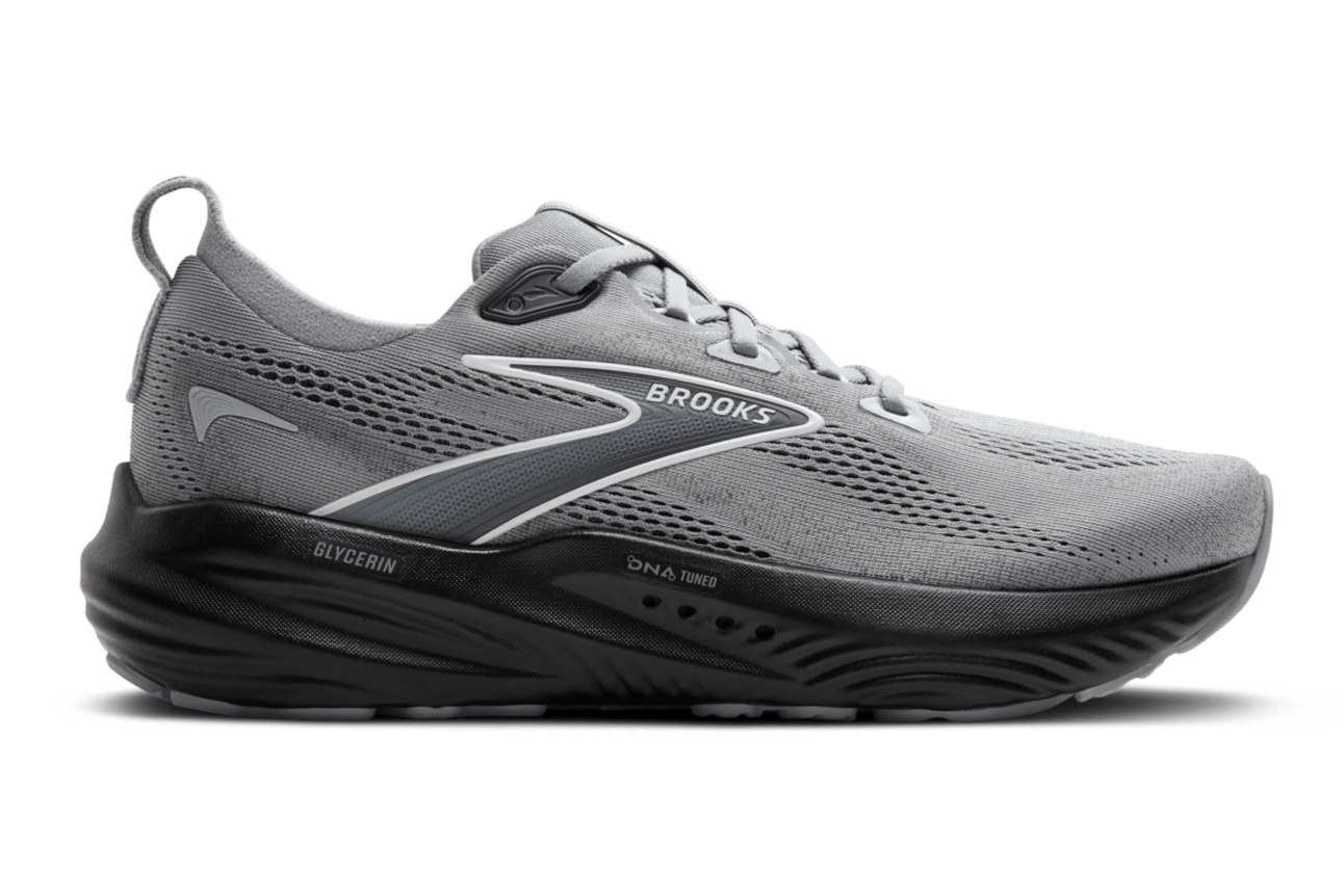 Brooks Glycerin 22 (2E Width) - Primer Gray/Ebony/Bluewash (Mens)