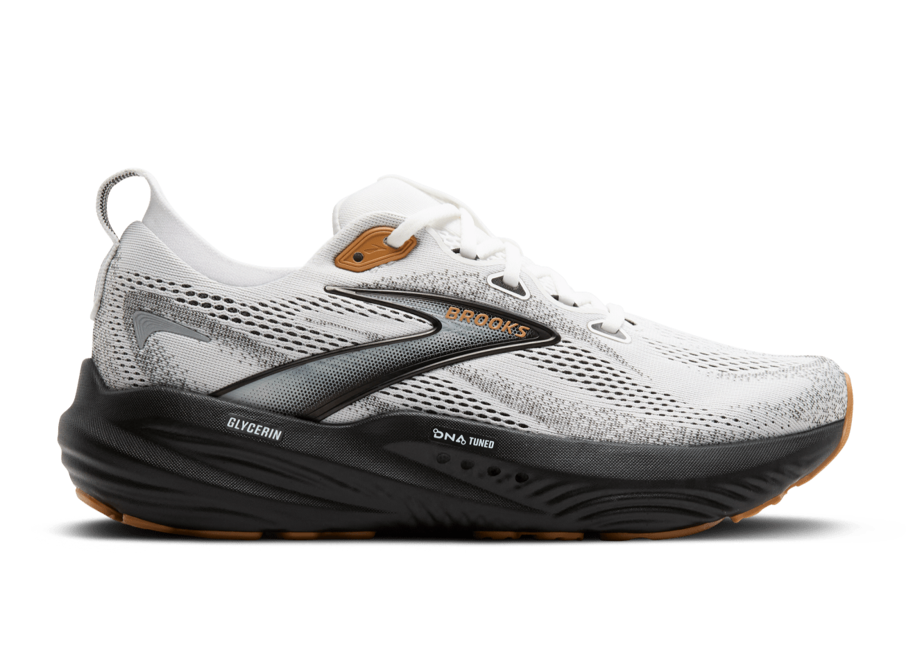 Brooks Glycerin 22 (D Width) - White/Grey/Black (Mens)