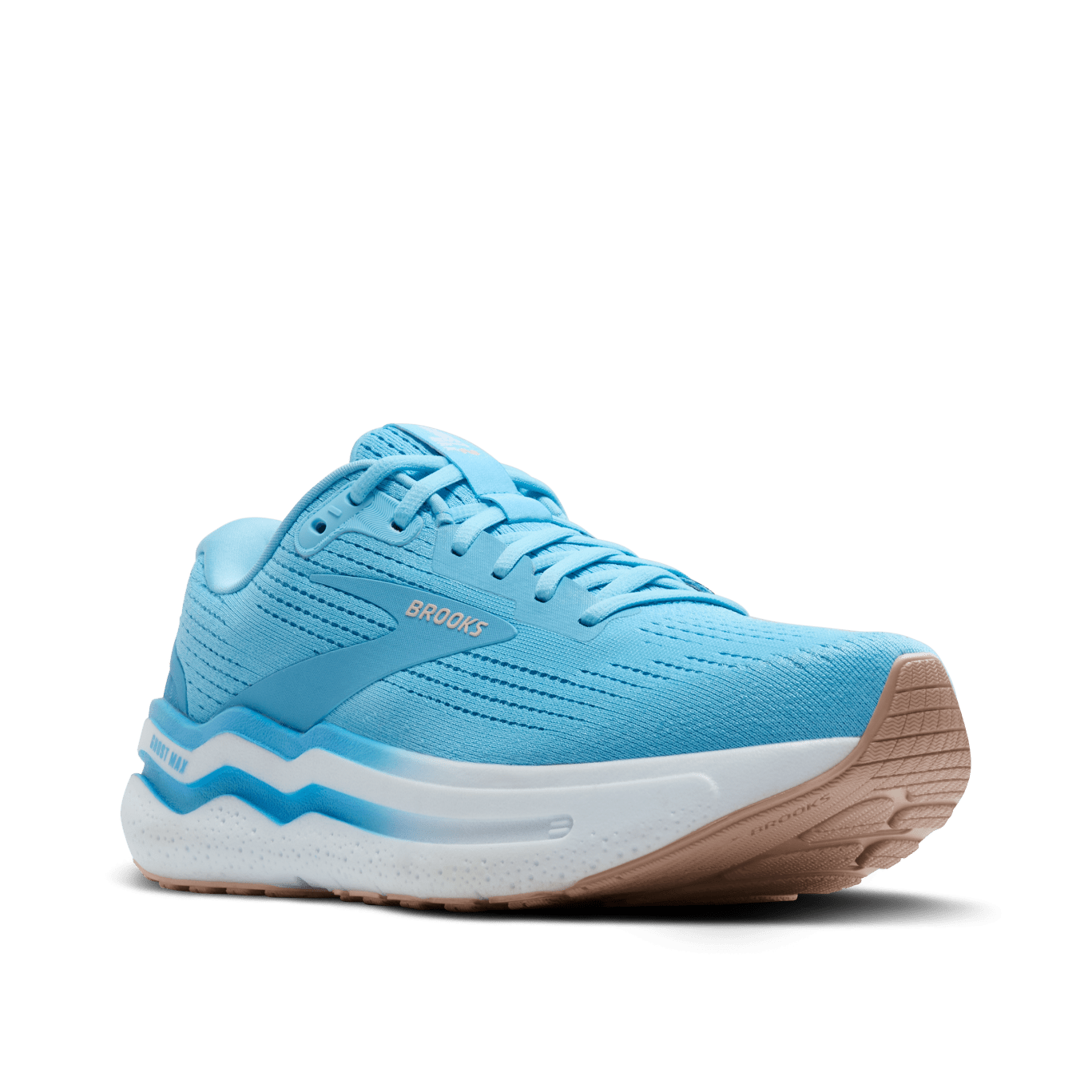Brooks Ghost Max 2 (B Width) - Baltic Sea/Bonnie Blue/Peach (Womens)