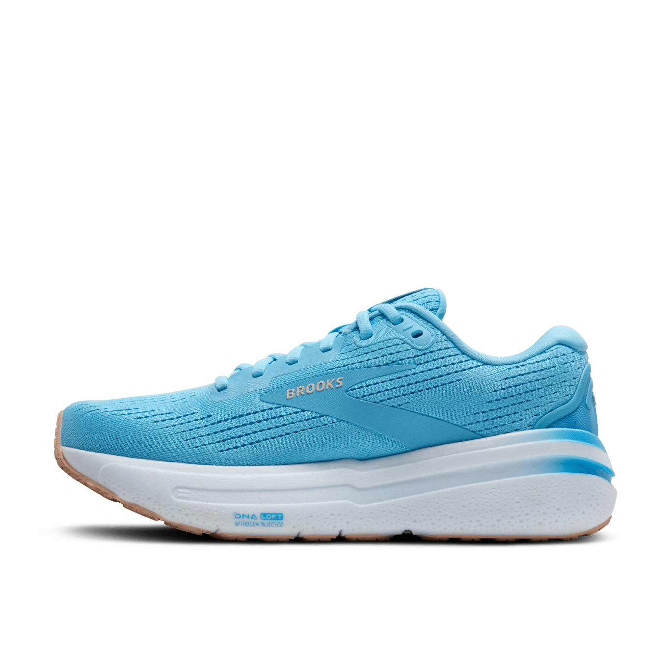 Brooks Ghost Max 2 (B Width) - Baltic Sea/Bonnie Blue/Peach (Womens)