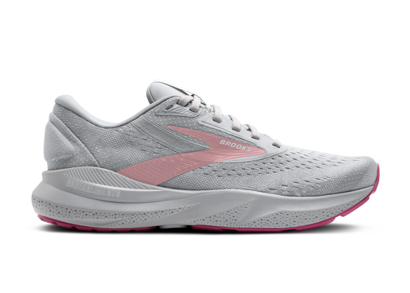 Brooks Adrenaline GTS 24 (D Width) - Alloy/White/Zephyr (Womens)