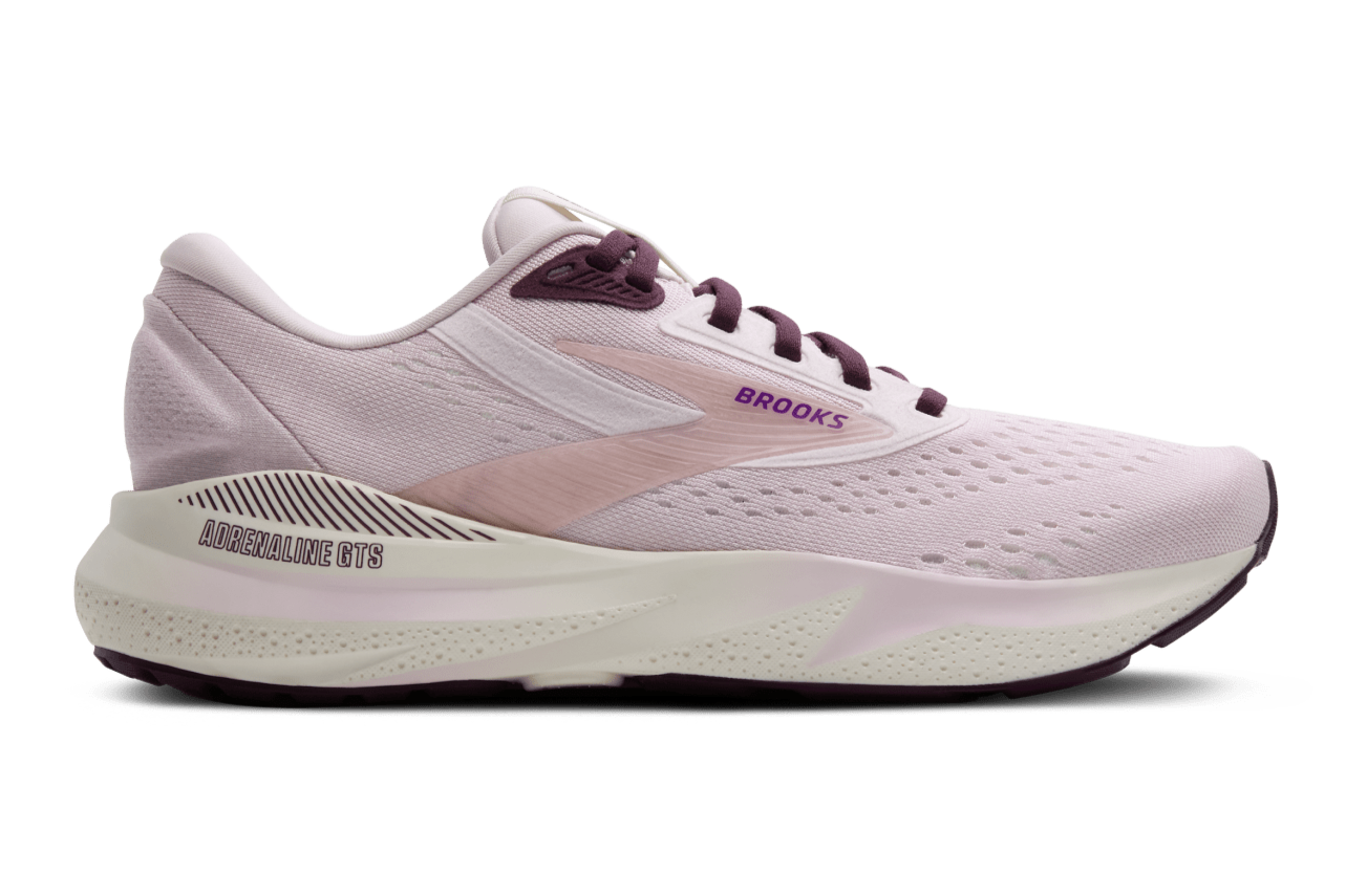 Brooks Adrenaline GTS 24 (B Width) - Orchid/Coconut/Purple (Womens)