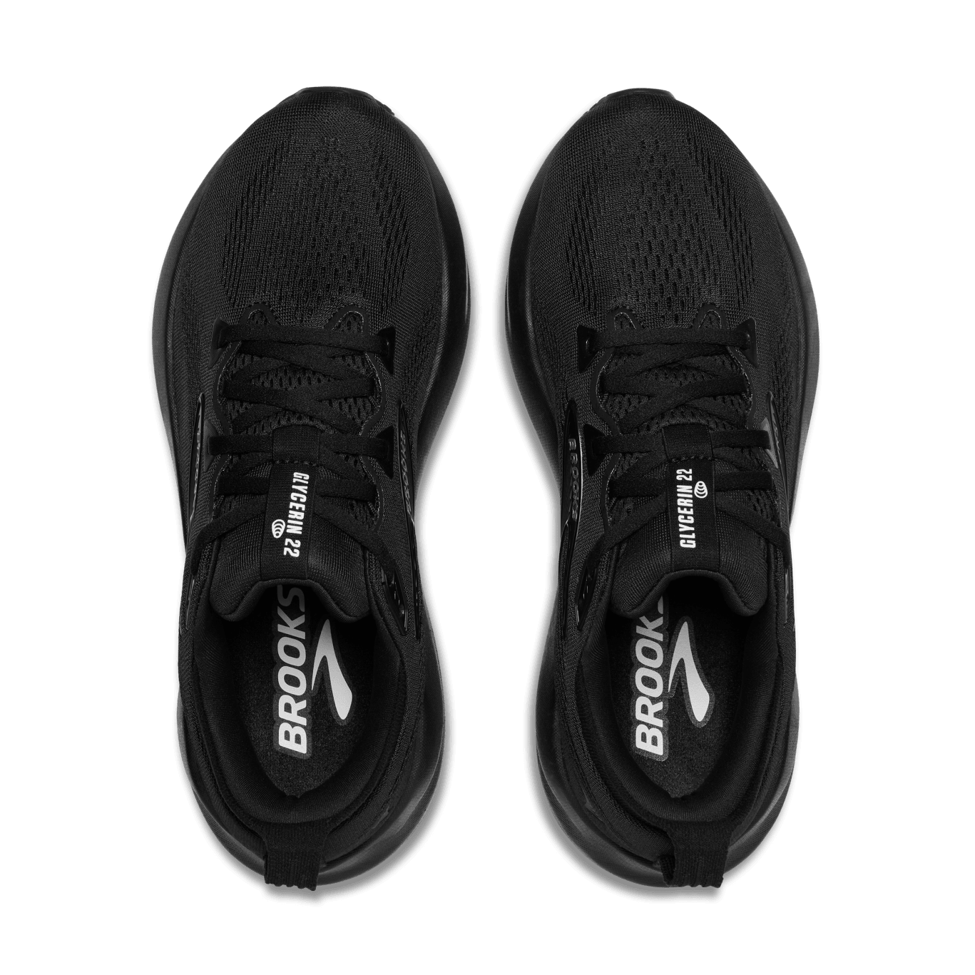 Brooks Glycerin 22 (B Width) - Black/Black/Ebony (Womens)