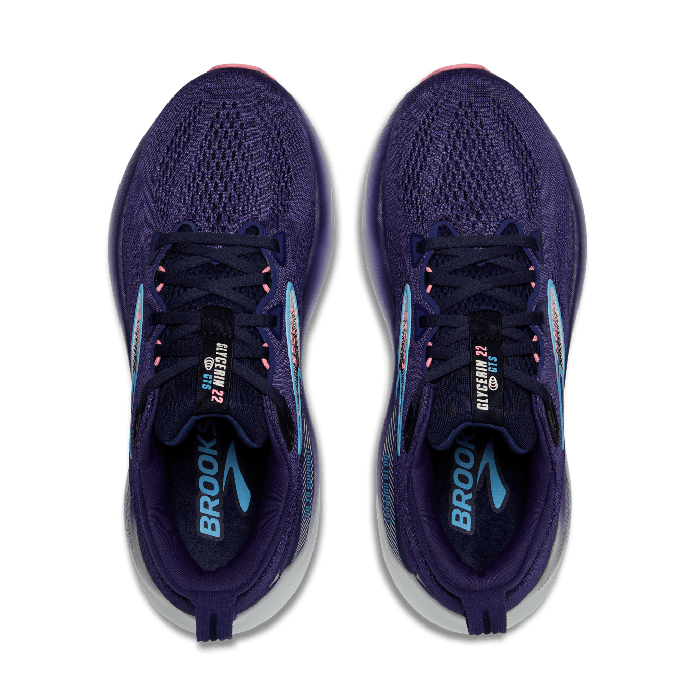 Brooks Glycerin GTS 22 (D Width) - Blue Ribbon/Peacoat/Dianthus (Womens)