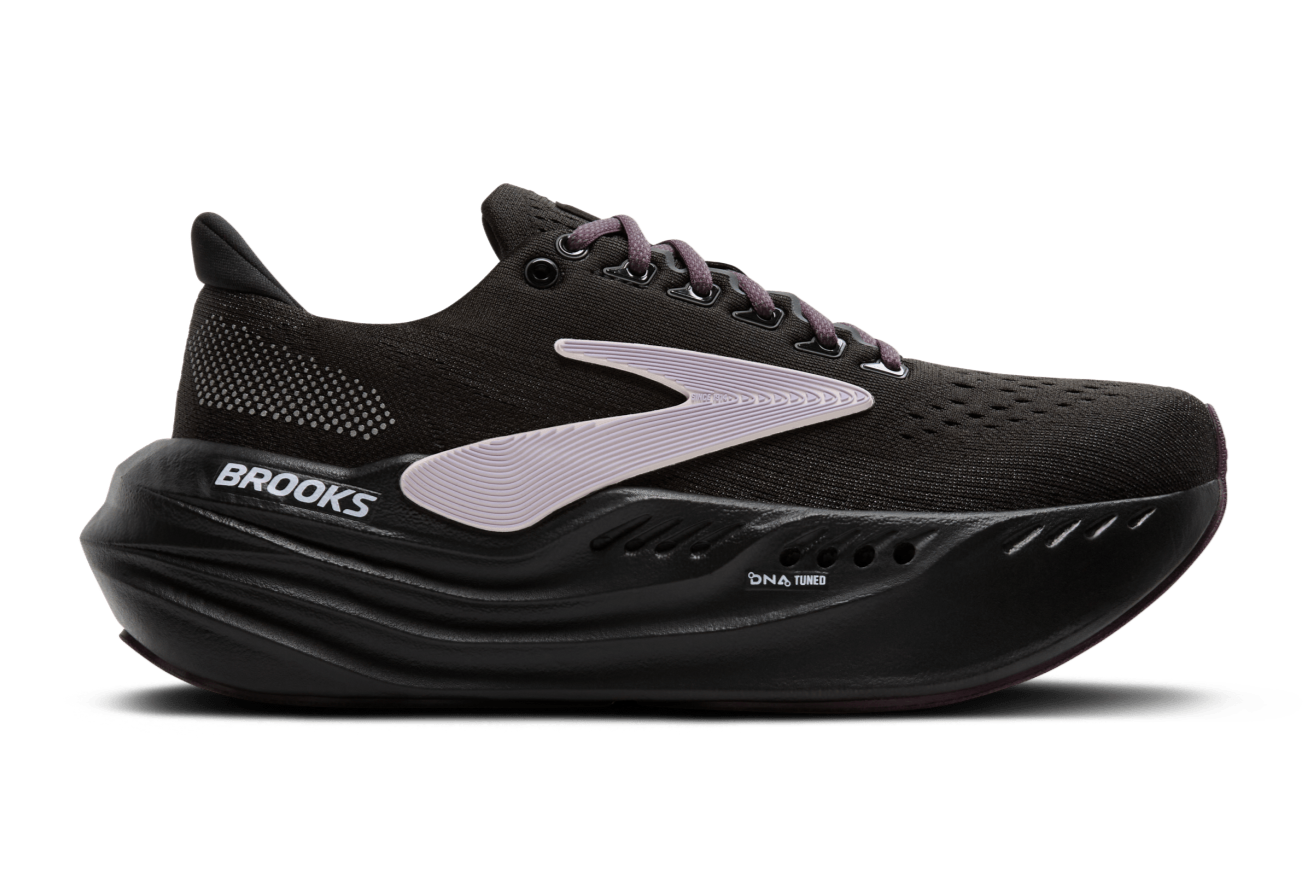 Brooks Glycerin Max (B Width) - Black/Orchid Ice/Grey (Womens)