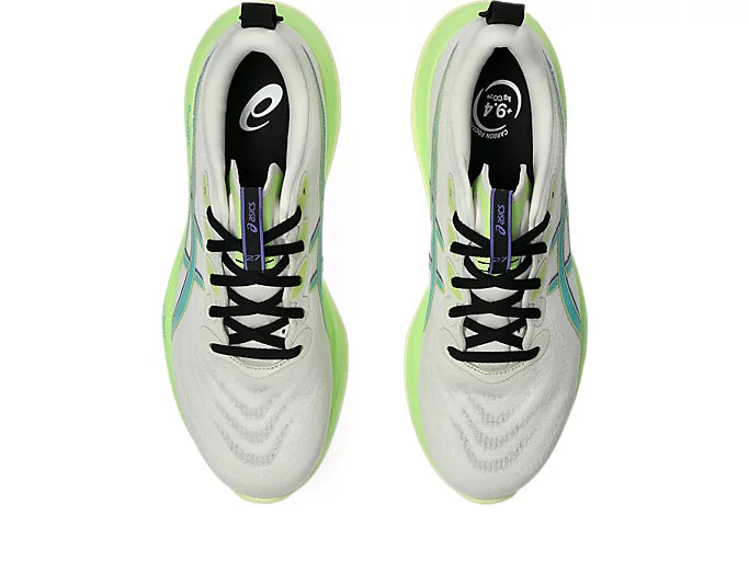 Asics Gel Cumulus 27 (D Width) - Birch/Lime Green (Mens)