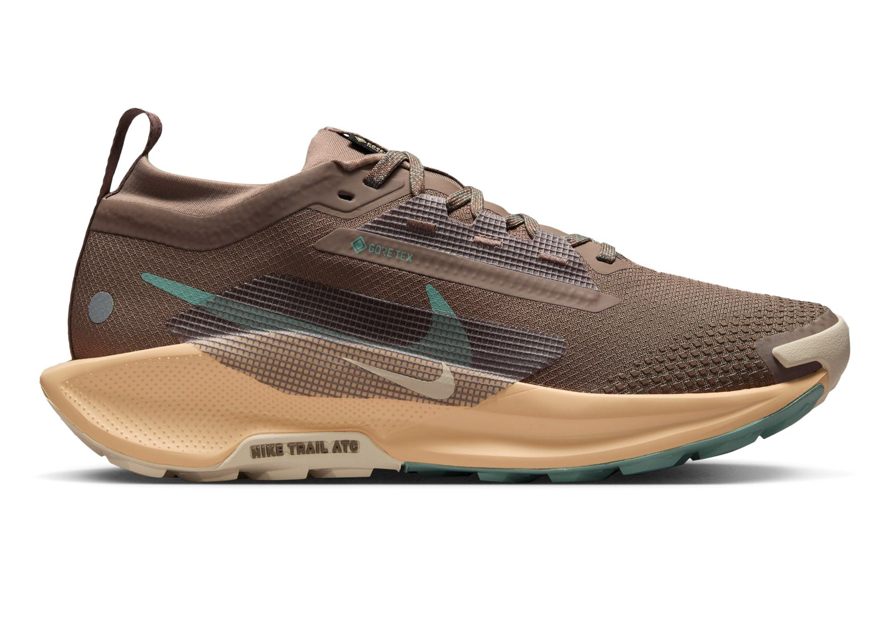 Nike Pegasus Trail 5 GTX (B Width) - Brown/Orange Chalk (Womens)