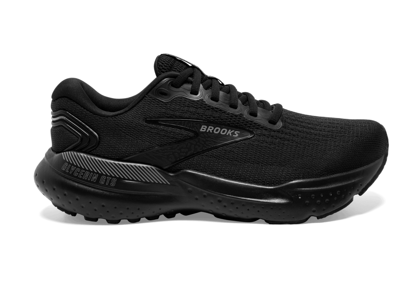 Brooks Glycerin GTS 21 (D Width) - Black/Black/Ebony (Mens)